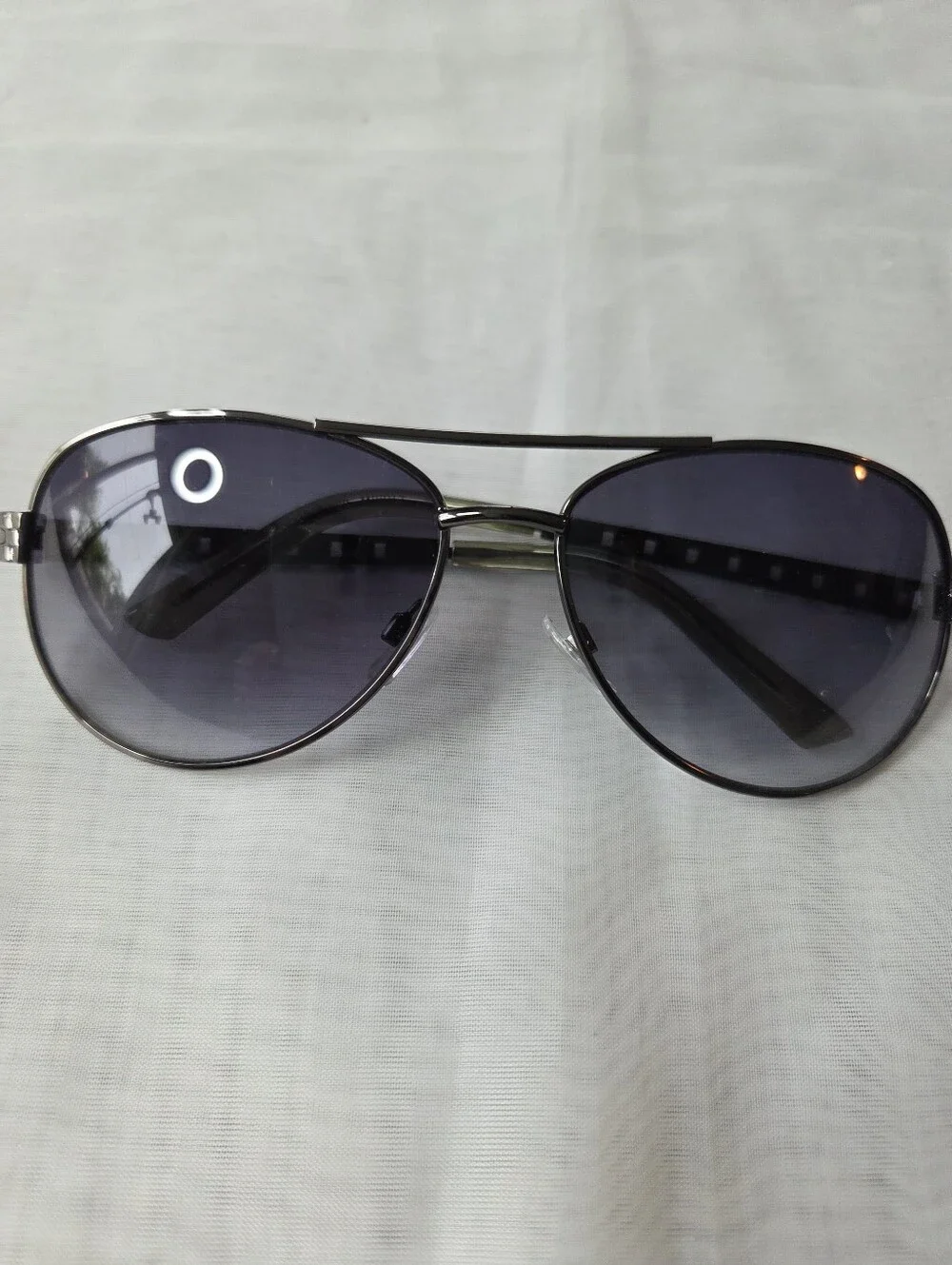 Jones New York Aviator Sunglasses with Dark‎ Gray Lenses